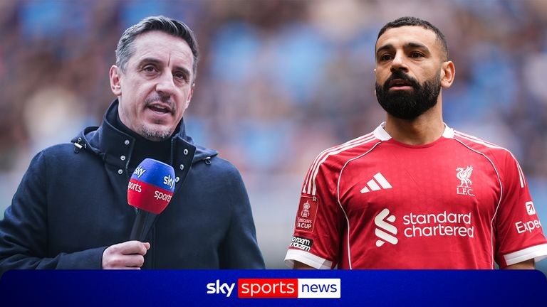 Gary Neville blasts Mohamed Salah for public outburst against Liverpool
